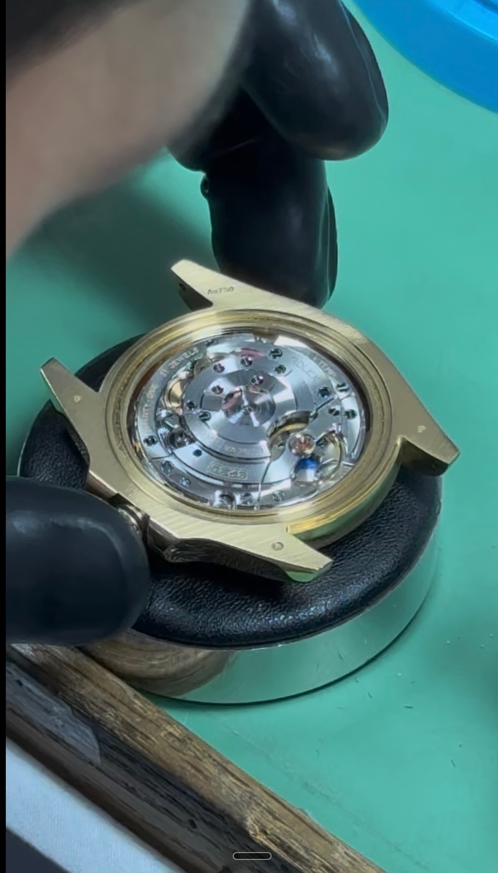 Watchmaker at work