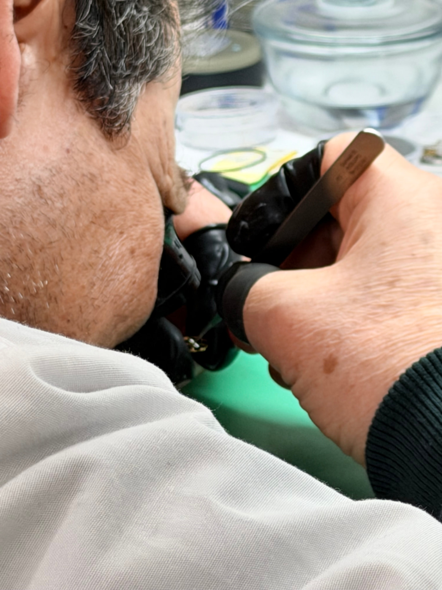 Watchmaker at work